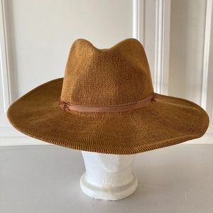 New Anthropologie Wyeth Rancher High Crown Hat In Honey
